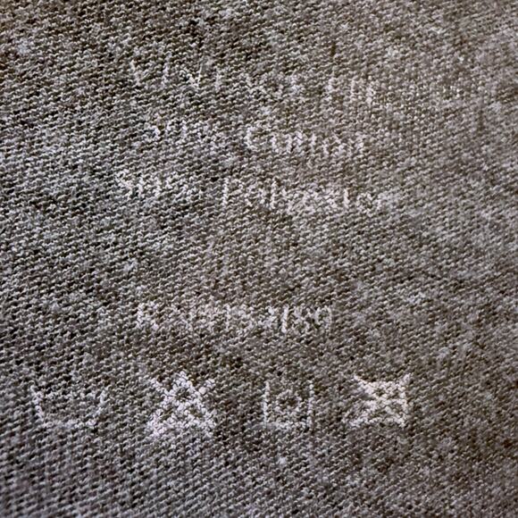 XQSTE Jean-Michel Basquiat T-Shirt Mens Gray Portrait Graphic Print Sz L SLIM - Picture 5 of 6